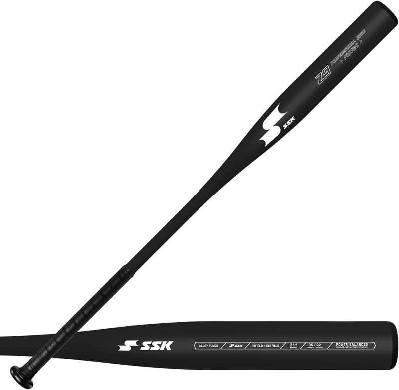 SSK Z9 Professional Edge Coaches Metal Fungo Bat - 35" 22oz Ultra-Lightweight Aluminum Fungo Bat MF150 - Image 1